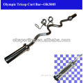 Nickle or chromed Olympic Tricep Curl bar